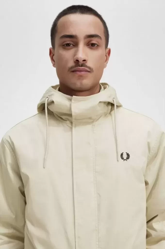 Parka courte rembourrée pour homme