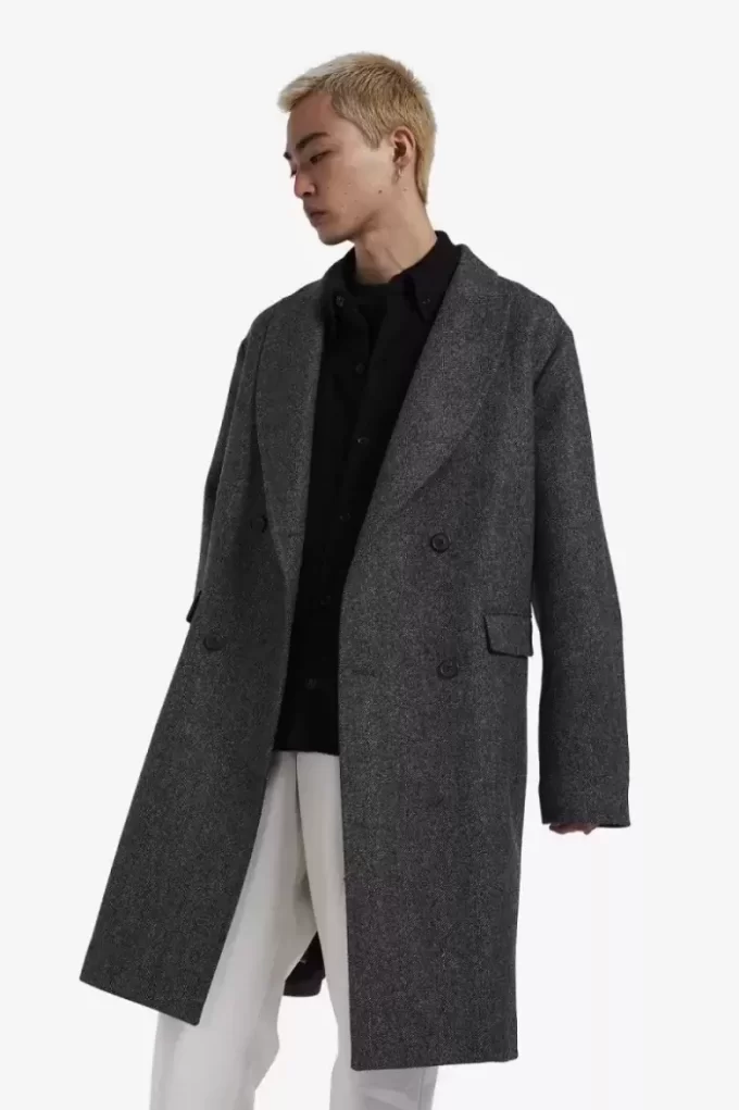 Parka croisée pour homme