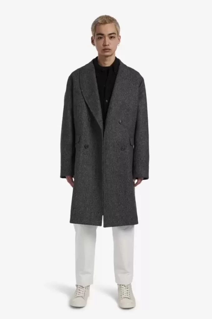 Parka croisée pour homme