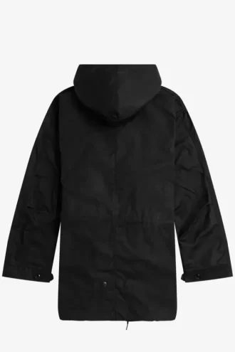 Parka en coton ciré pour homme