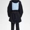 Parka homme à patch imprimé