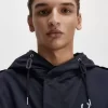 Parka homme à patch imprimé