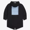 Parka homme à patch imprimé
