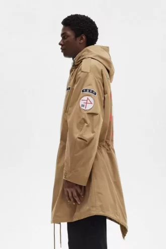 Parka imprimée pour homme