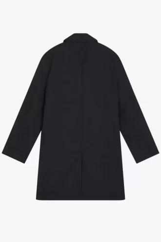 Parka Mac à patte dissimulée pour homme