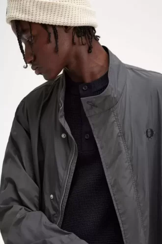 Parka à ourlet droit pour homme