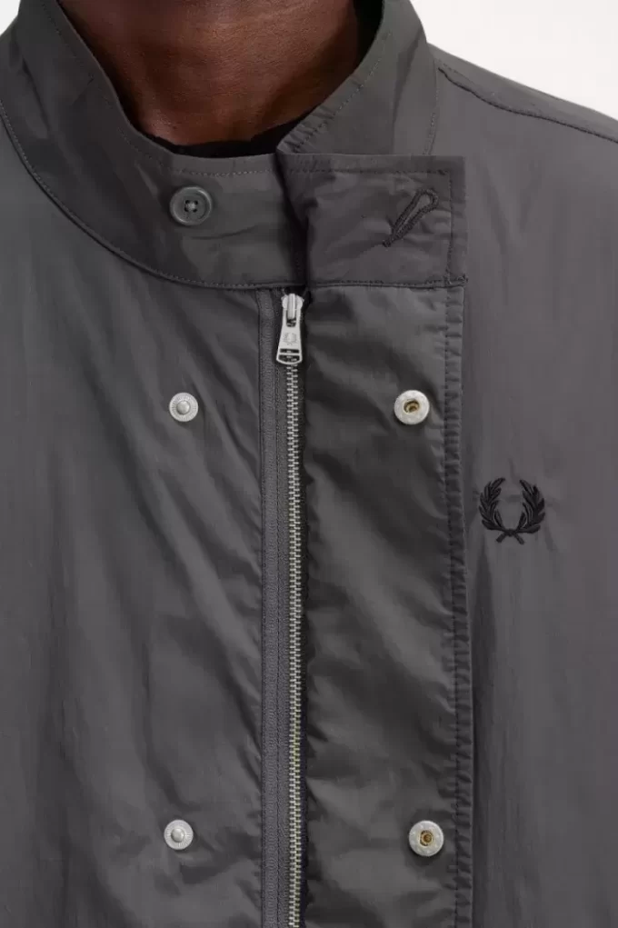 Parka à ourlet droit pour homme