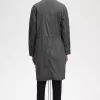 Parka à ourlet droit pour homme