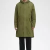 Parka pour homme doublée de fausse fourrure