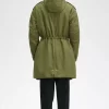 Parka pour homme doublée de fausse fourrure