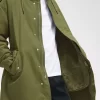 Parka pour homme doublée de fausse fourrure
