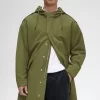 Parka pour homme doublée de fausse fourrure