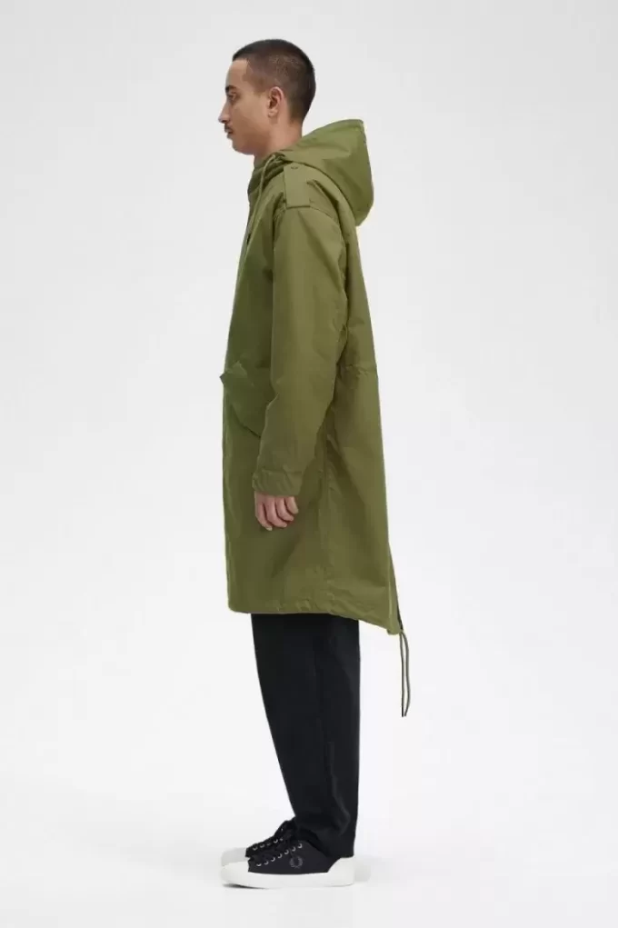Parka pour homme doublée de fausse fourrure