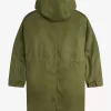 Parka pour homme doublée de fausse fourrure