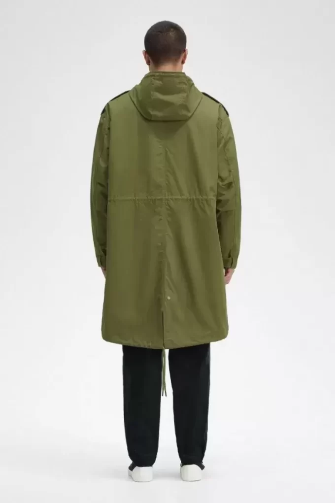 Parka pour homme doublée de fausse fourrure