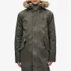 Parka zippée pour homme