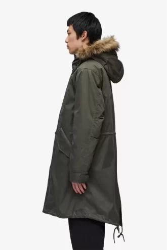 Parka zippée pour homme