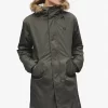 Parka zippée pour homme