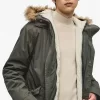 Parka zippée pour homme