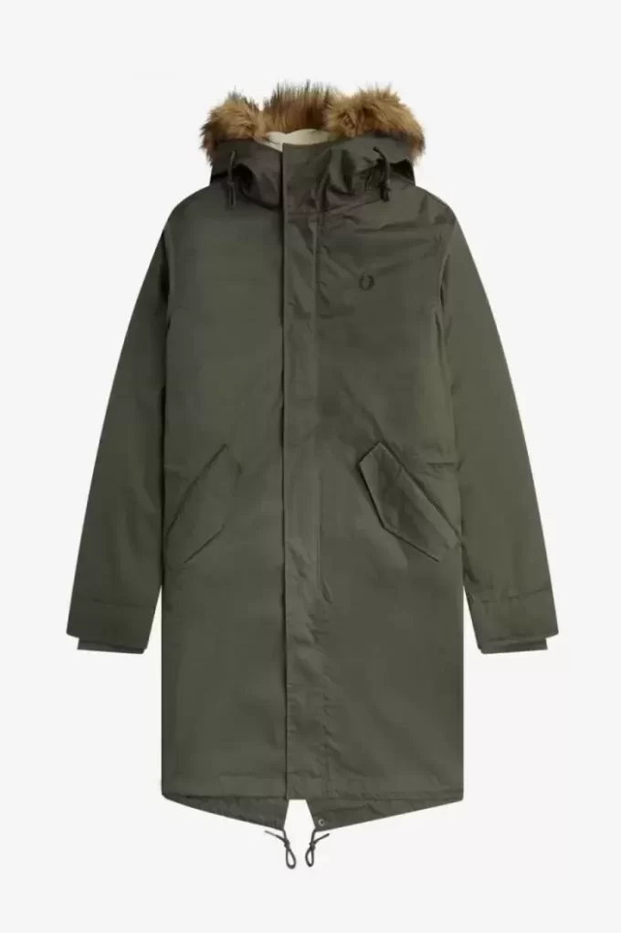 Parka zippée pour homme