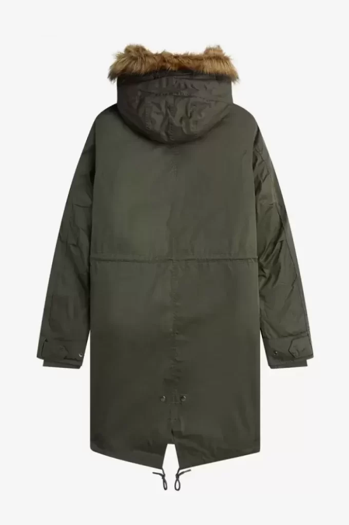 Parka zippée pour homme