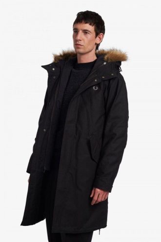 Parkas à doublure zippée