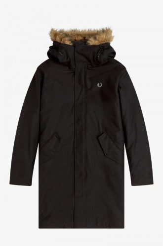 Parkas à doublure zippée