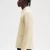 Polo boutonné à manches longues pour homme