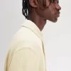 Polo boutonné à manches longues pour homme