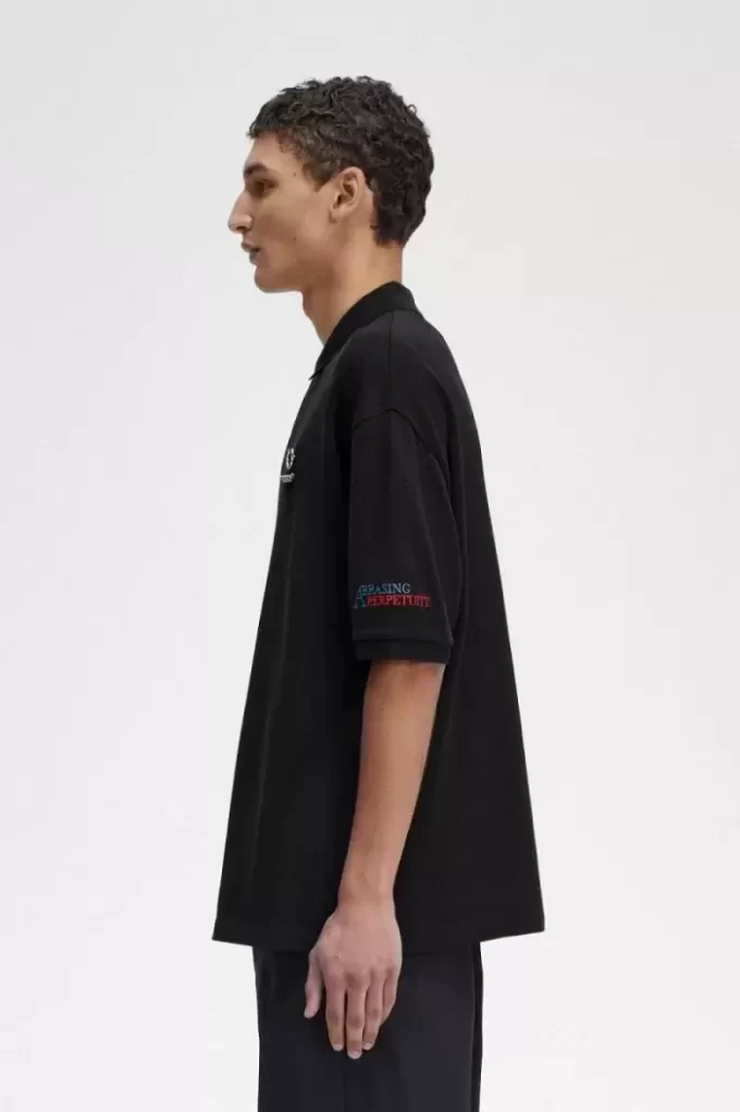 Polo brodé pour homme