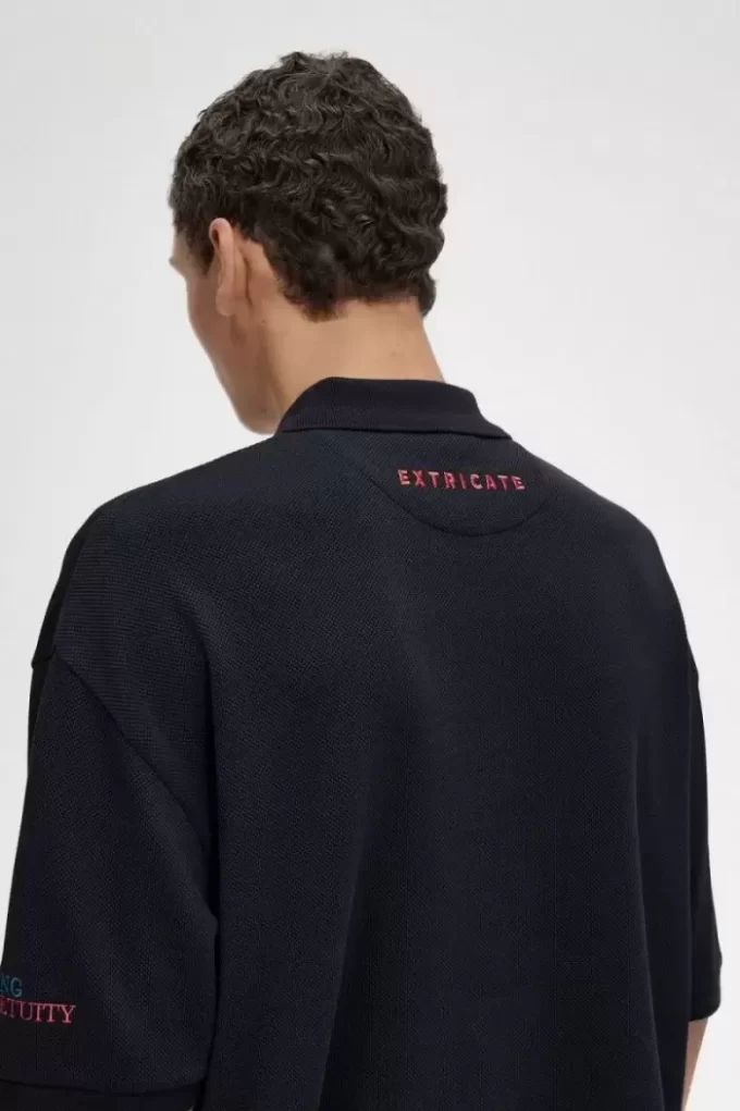 Polo brodé pour homme
