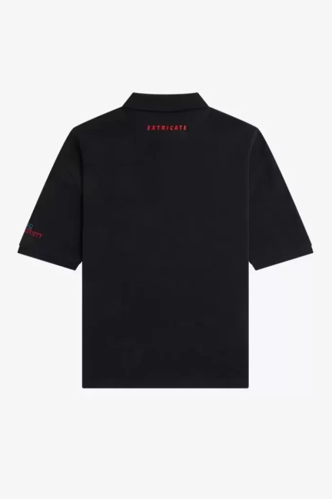 Polo brodé pour homme