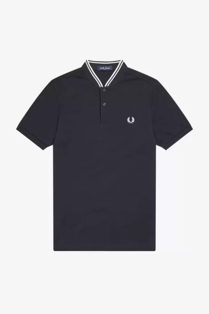 Polo à col bomber pour homme