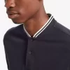 Polo à col bomber pour homme