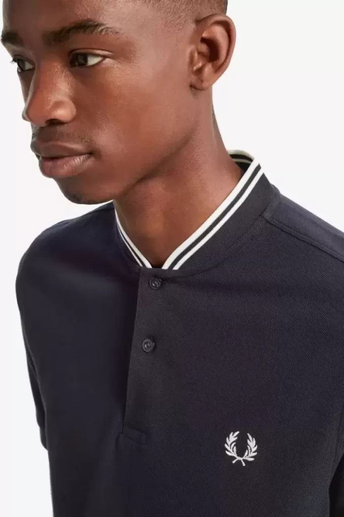 Polo à col bomber pour homme