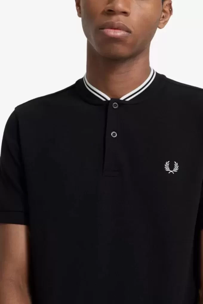 Polo à col bomber pour homme