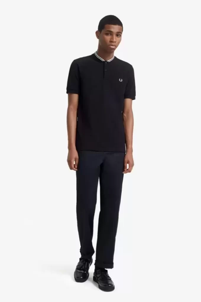 Polo à col bomber pour homme
