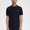 Polo à col graphique pour homme