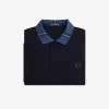 Polo à col graphique pour homme