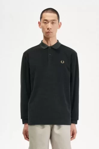 Polo décontracté en tissu éponge pour homme