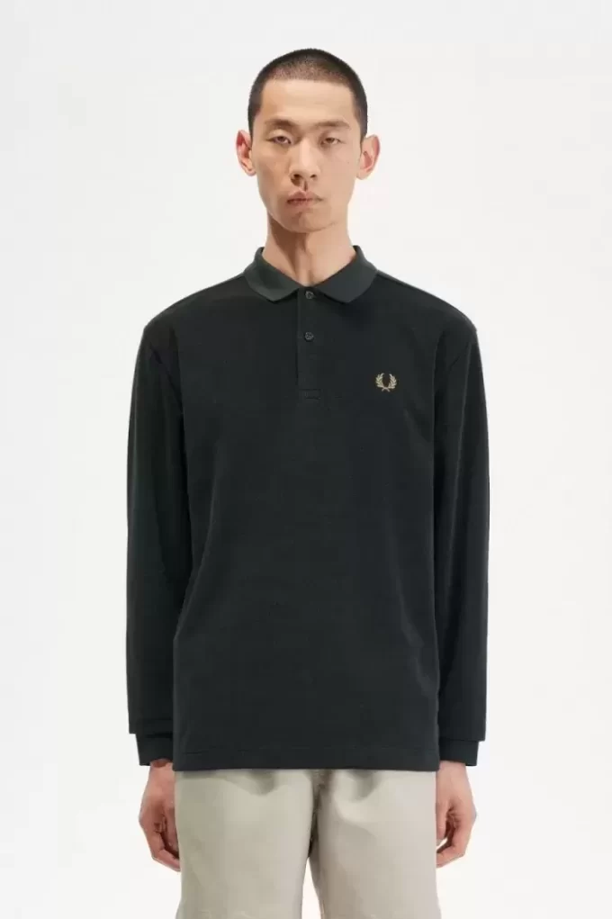 Polo décontracté en tissu éponge pour homme