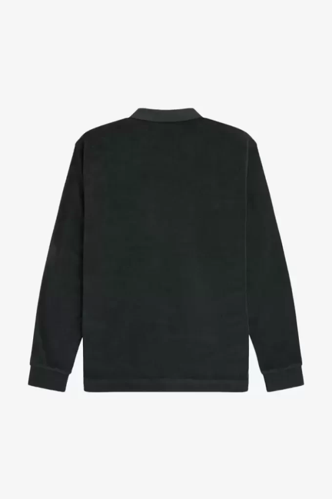 Polo décontracté en tissu éponge pour homme