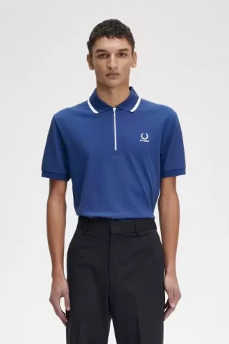 Polo demi-zip pour homme