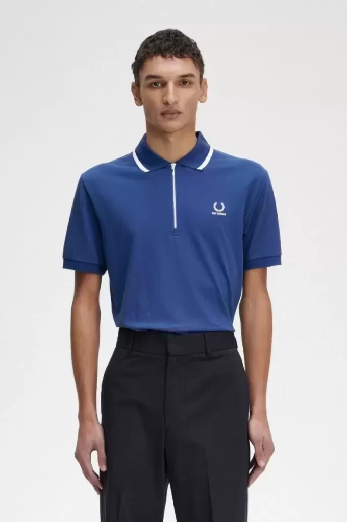Polo demi-zip pour homme