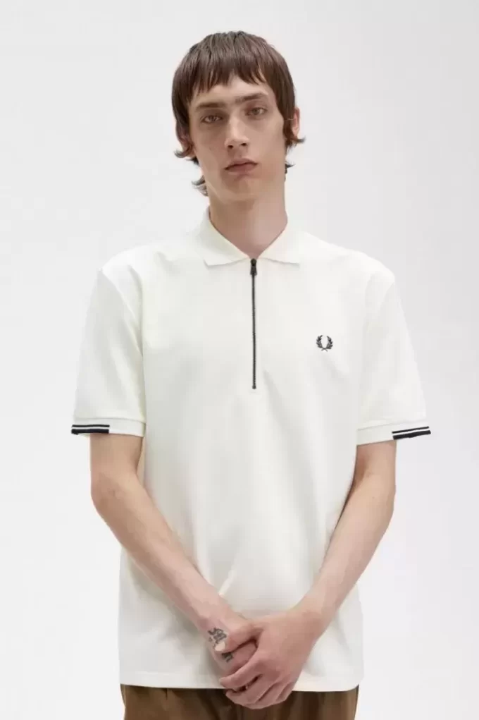 Polo demi-zip pour homme