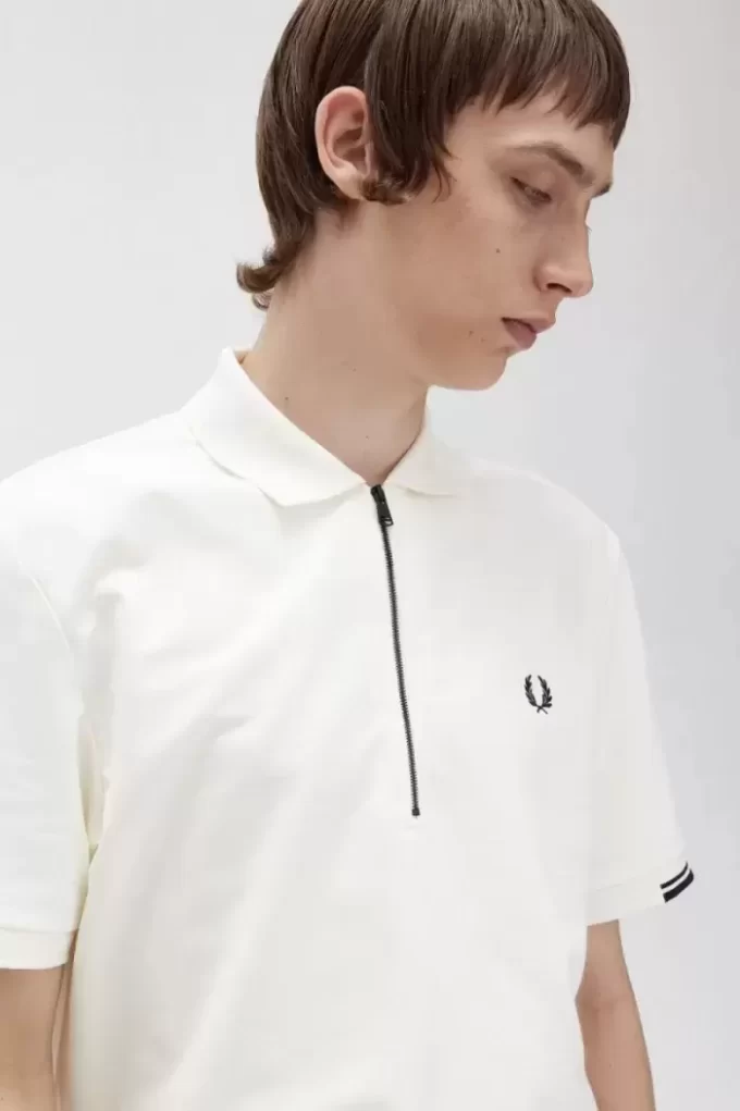 Polo demi-zip pour homme