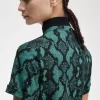 Polo femme à imprimé serpent