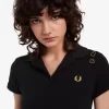 Polo Femme Piqué Col Ouvert