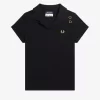 Polo Femme Piqué Col Ouvert