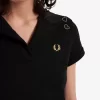 Polo Femme Piqué Col Ouvert